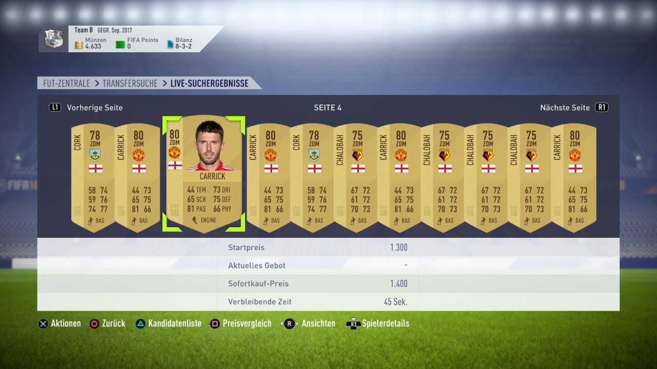 [04/10/2017] Die besten FUT-Spieler aus England.