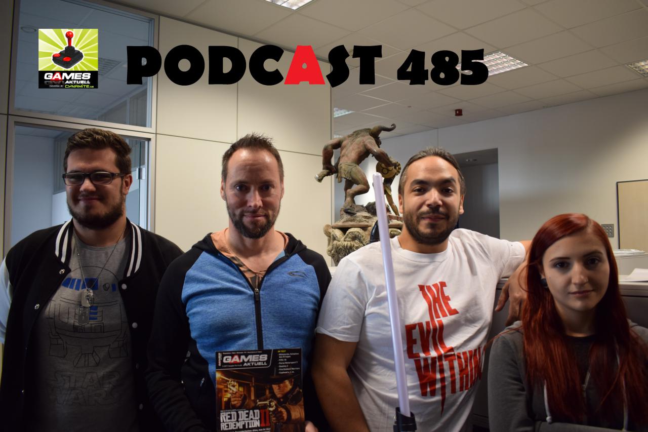 [13/10/2017] Games Aktuell Podcast 485: Marc, Andy, ZAM, Paula