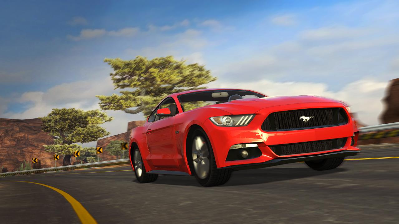 Auch der ikonische Ford Mustang gehört zum Portfolio der fahrbaren Autos. Optisch dürft ihr manche Autos mehr verändern als andere, je nach Hersteller.