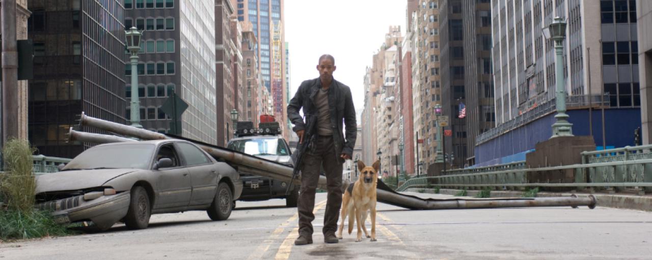 Will Smith ganz allein in New York
