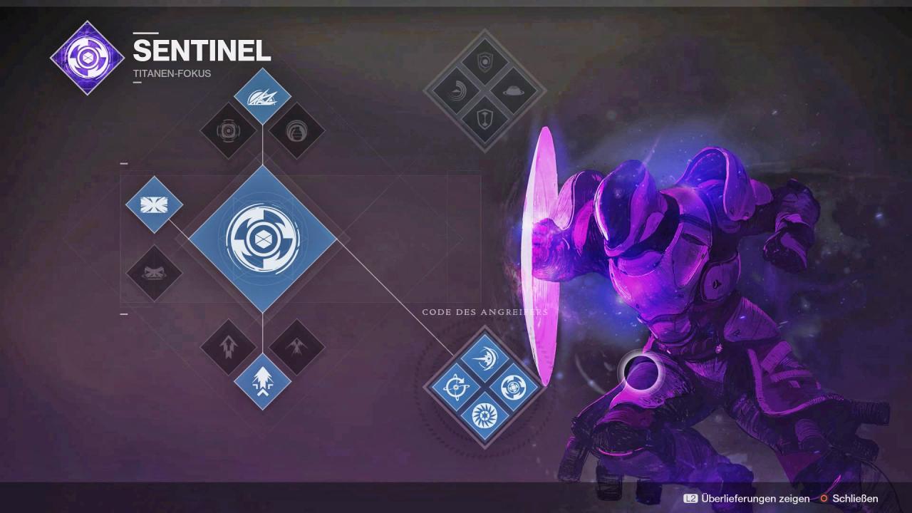 [13/10/2017] Destiny 2: Die Talente des Angreifer-Sentinels