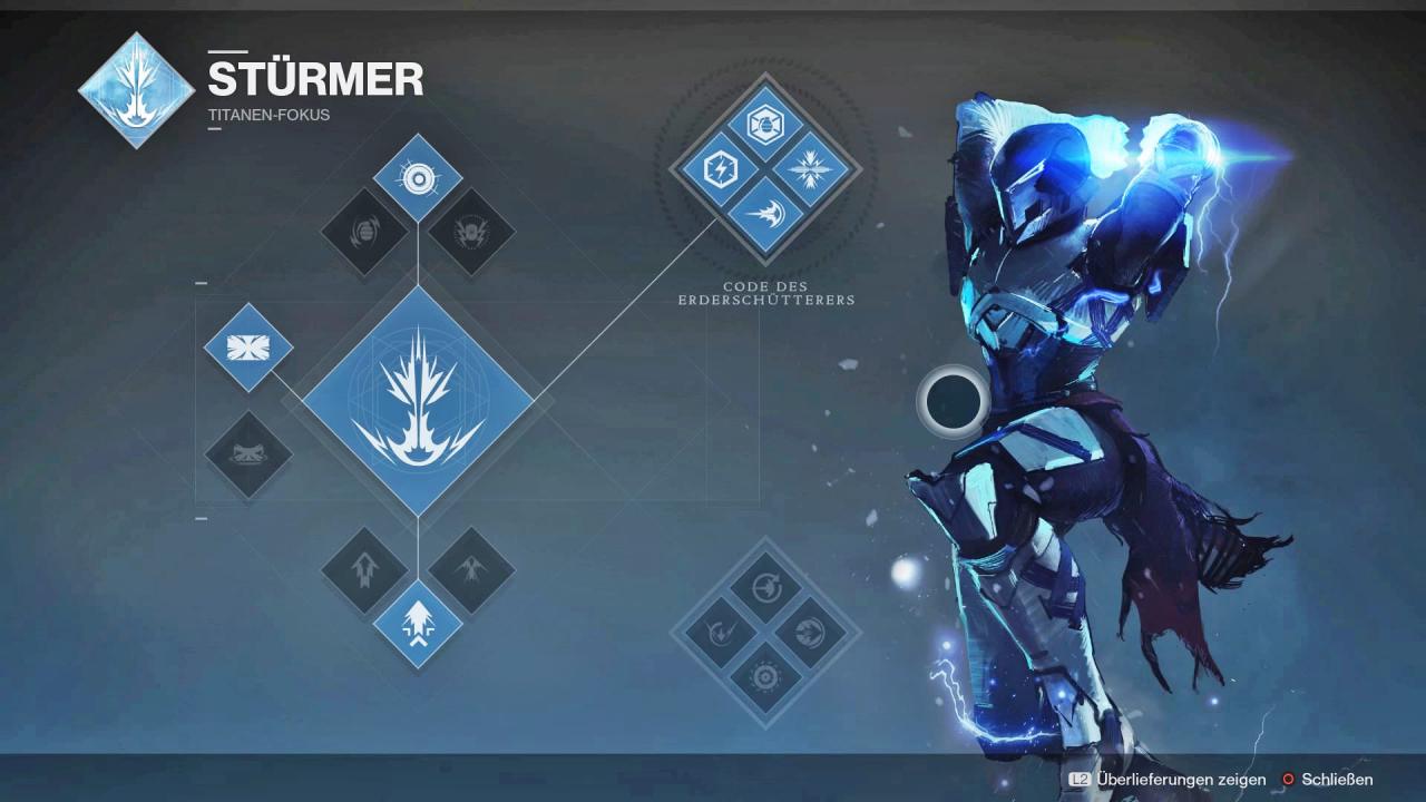 [13/10/2017] Destiny 2: Die Talente des Erderschütterer-Stürmers