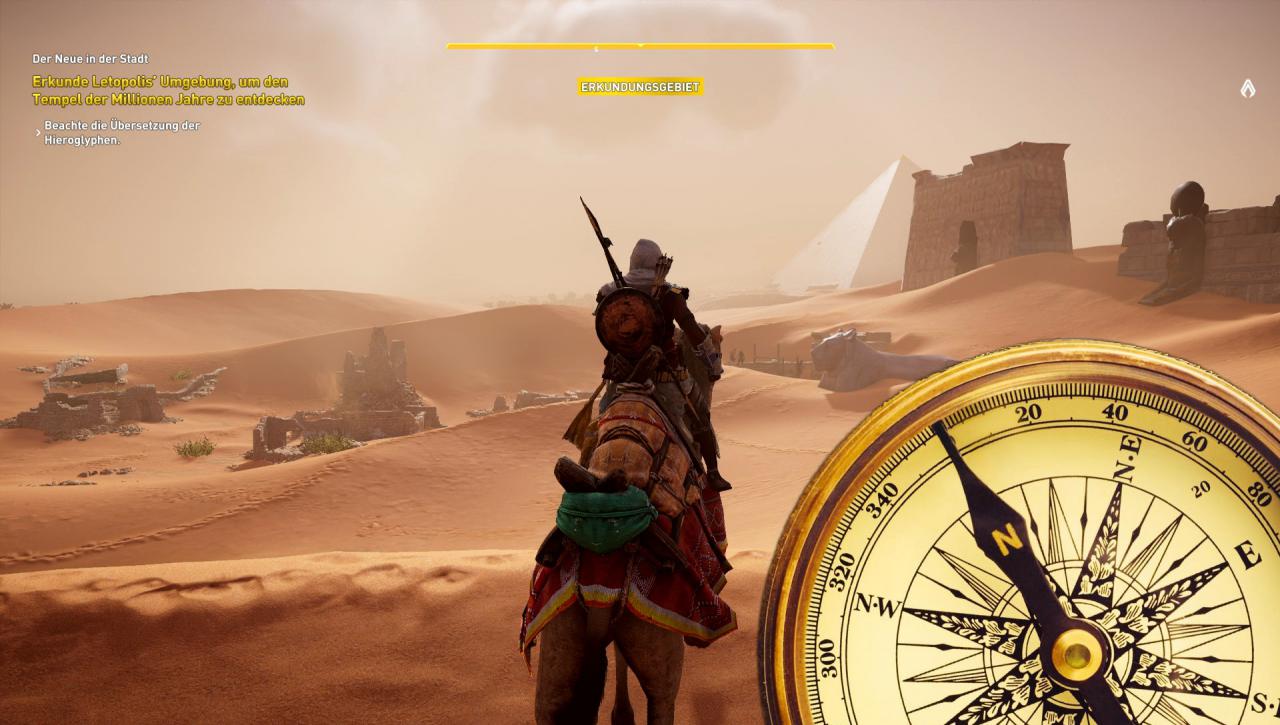 [02/11/2017] Assassin's Creed: Origins - Kompass schlägt Minimap: Ein Kommentar zum neu entdeckten Spaß am Erkunden