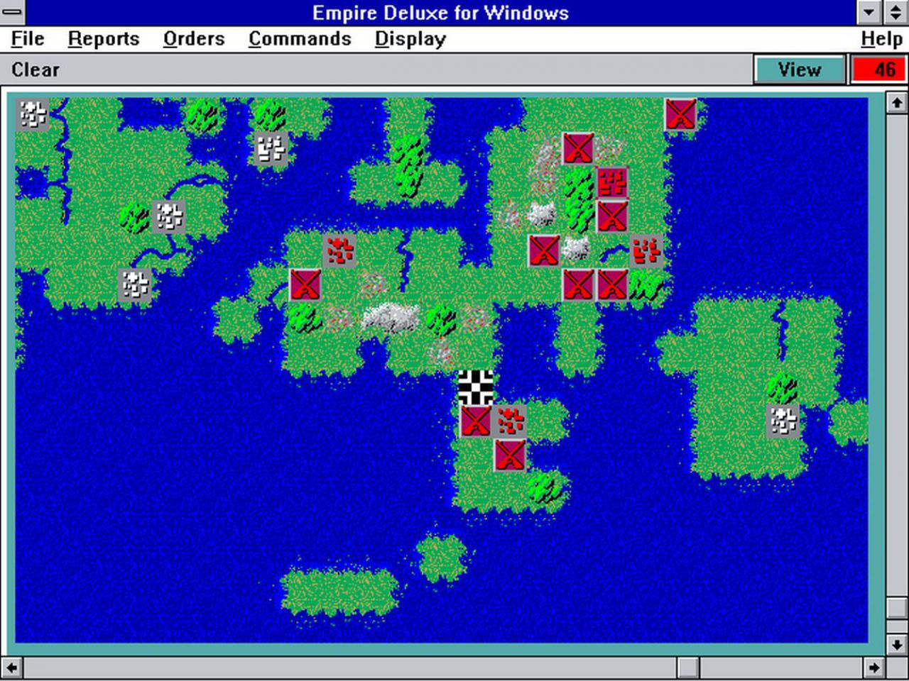 [17/11/2017] Empire (1977) inspiriert nachfolgende Rundenstrategiespiele. Hier im Bild: Empire Deluxe von 1993.