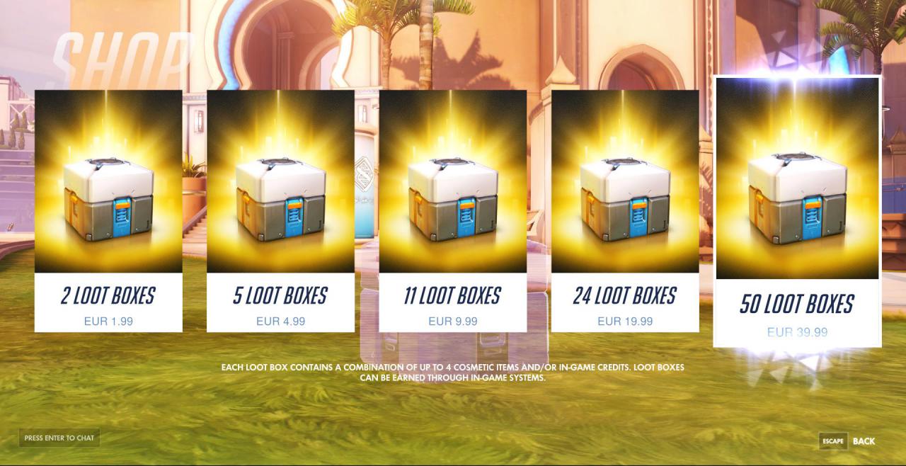 Lootboxen: Overwatch-Kisten mit Preisen