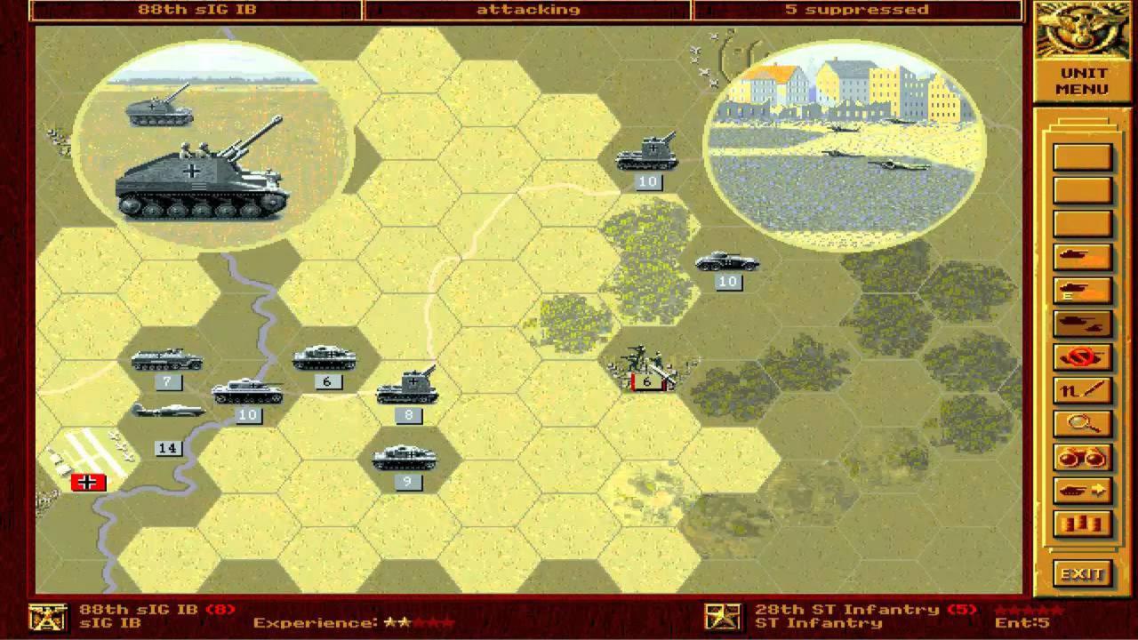 [17/11/2017] Hexfeld-Strategie und Zweiter Weltkrieg: In keinem anderen Spiel funktioniert das so gut wie in Panzer General (1994).