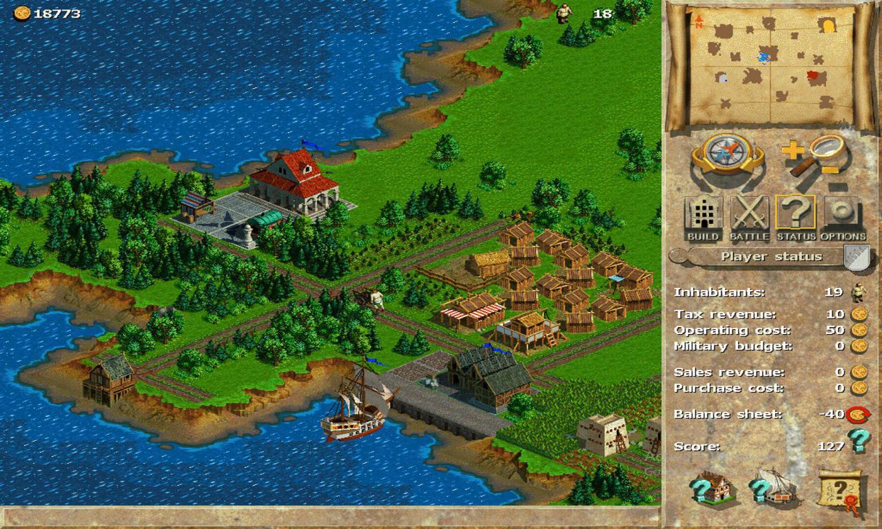 [22/12/2017] Ein Riesenspaß: In Anno 1602 (1998) kolonisieren wir Inseln und bauen die kleinen Siedlungen zu florierenden Städten aus.