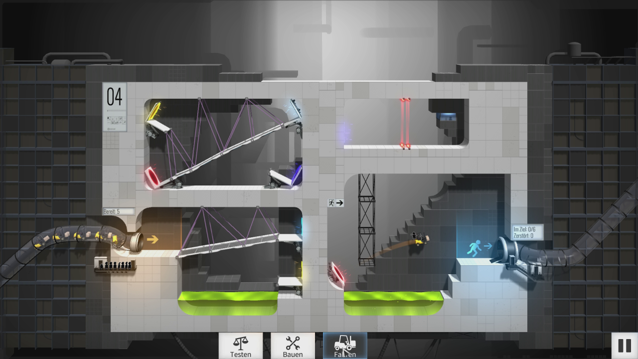 [22/12/2017] Bridge Constructor Portal vermischt die Features von Bridge Constructor und Portal und macht daraus ein witziges und anspruchsvolles Zeitvertreib-Spiel! (6)