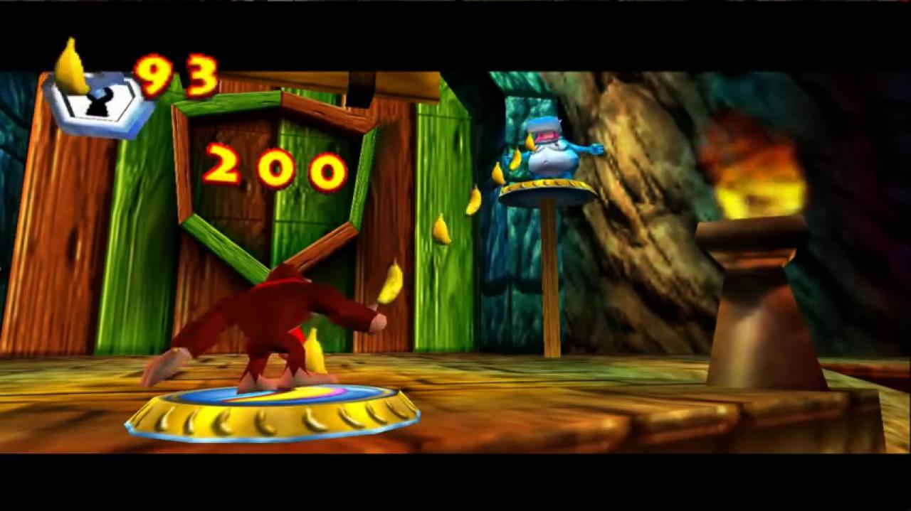 Jeder Kong kann in jeder der acht Welten je bis zu 100 bunte Bananen sammeln. Einen guten Teil dieser somit insgesamt 4.000 bunten Bananen braucht ihr, um den Zugang zu den Bosskämpfen am Ende jedes Levels freizuschalten.