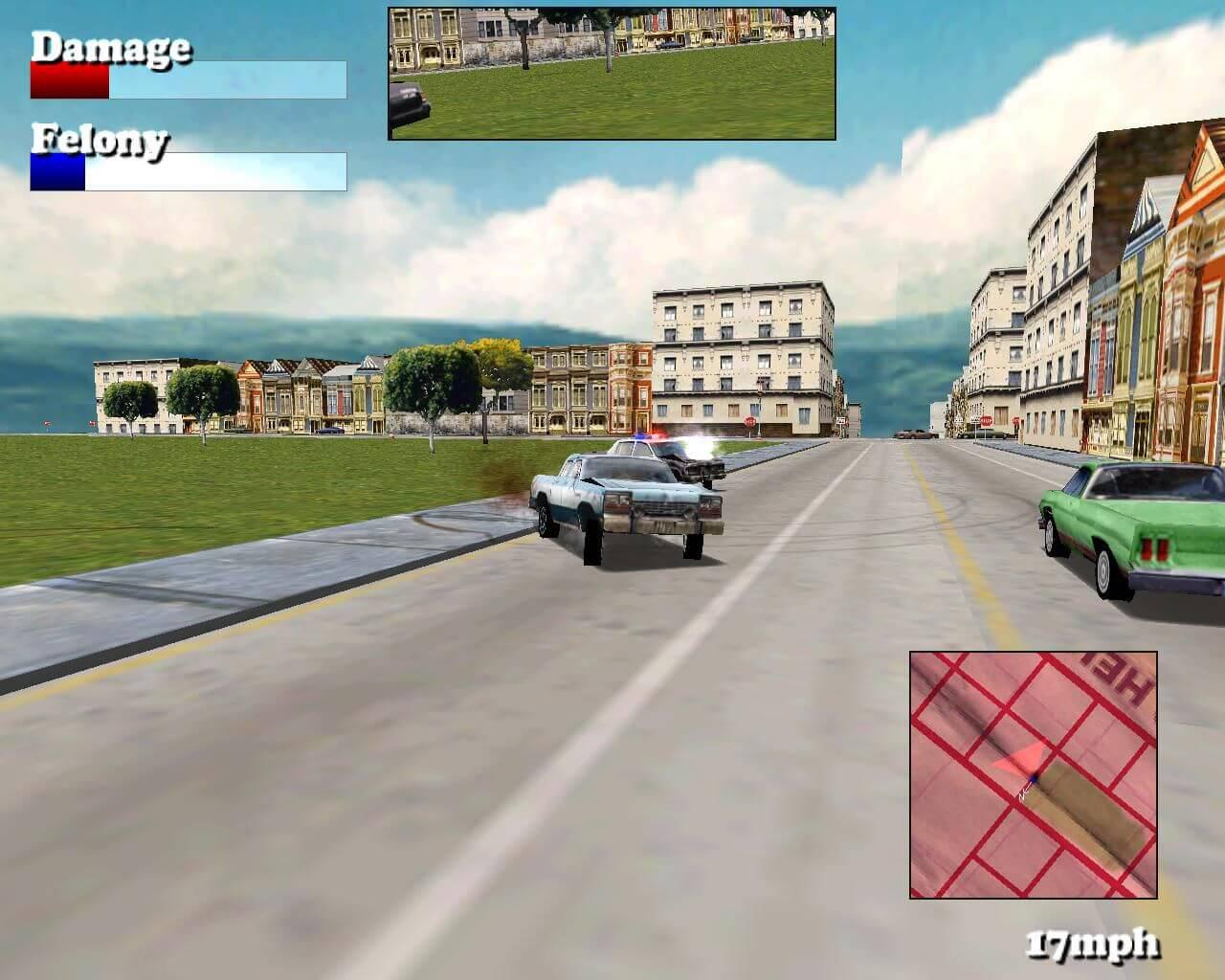 [22/12/2017] Die Besonderheit von Driver (2000) ist die frei befahrbare 3D-Spielwelt. 