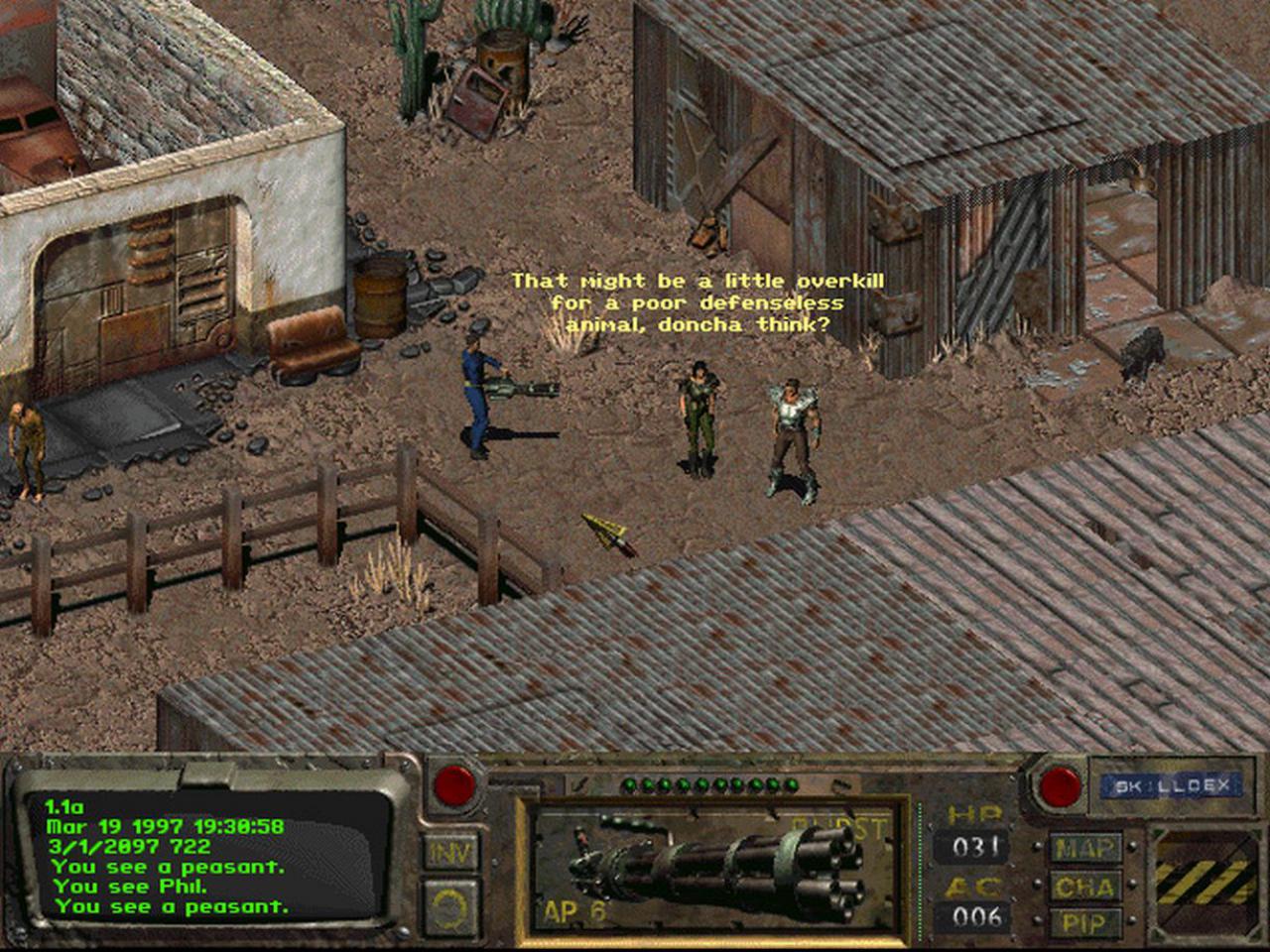 [04/12/2017] Es muss nicht immer ein Fantasy-Setting sein: Das postnuklear angesiedelte Fallout (1997) ist der Auftakt zu einer der beliebtesten Rollenspiel-Reihen auf dem PC.