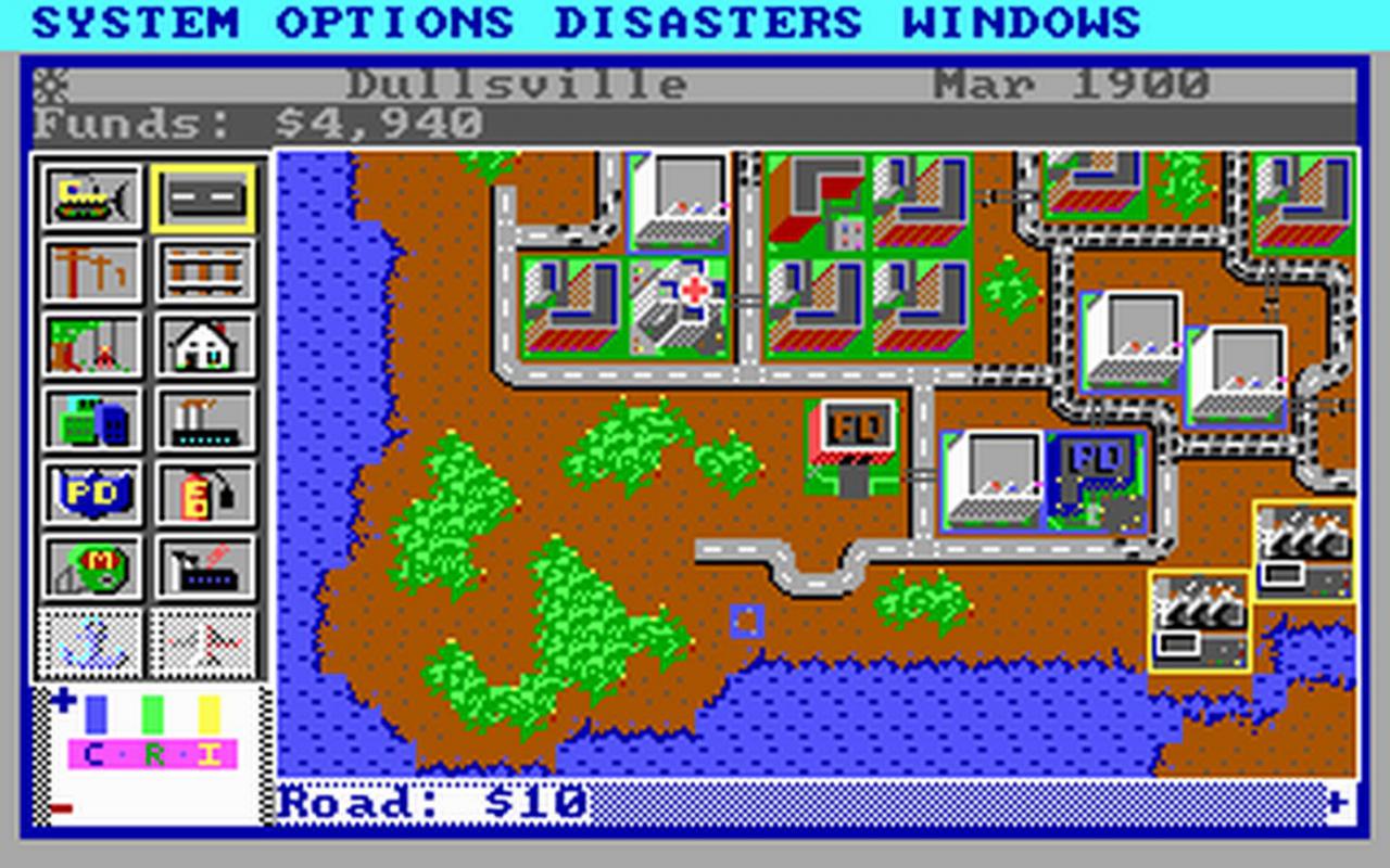 [22/12/2017] Sim City (1989) dient bis heute als Vorbild für Aufbauspiele wie Cities: Skylines.