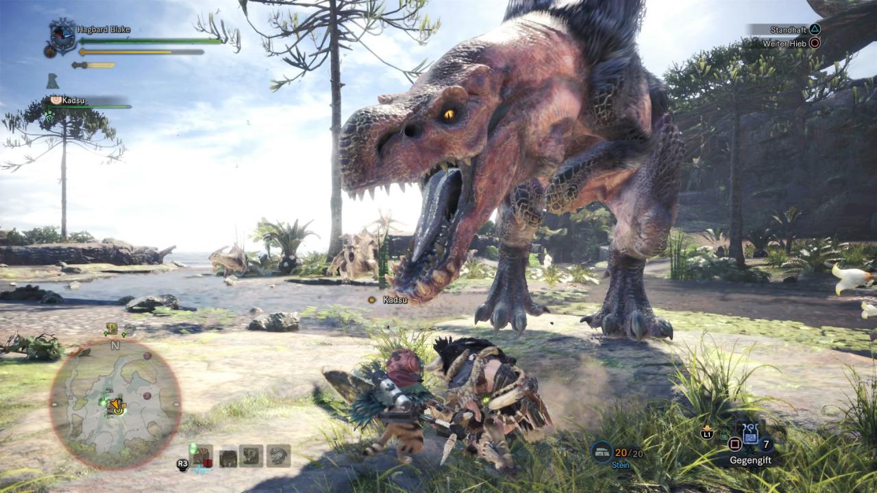[23/01/2018] Der Anjanath hat uns zum Fressen gern. Dieses Monster steht an der Spitze der Nahrungskette.