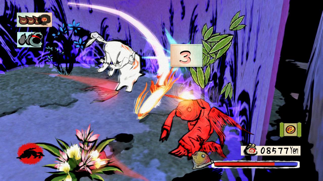 [08/01/2018] Okami HD zaubert eine zwar nicht unbedingt detallierte und schon gar nicht realistische, aber scharfe und künstlerische Grafik auf den Monitor.