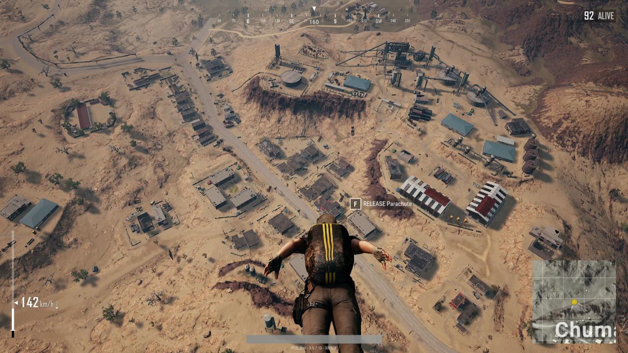 PUBG: Miramar von oben