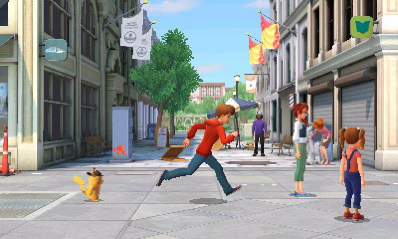 In Ryme City macht ihr euch als Team aus Tim Goodman und Meisterdetektiv Pikachu auf die Suche nach Tims Vater Harry, der verschollen ist. Auf diesem Weg trefft ihr zahlreiche Taschenmonster und werdet in mysteriöse Fälle verwickelt.