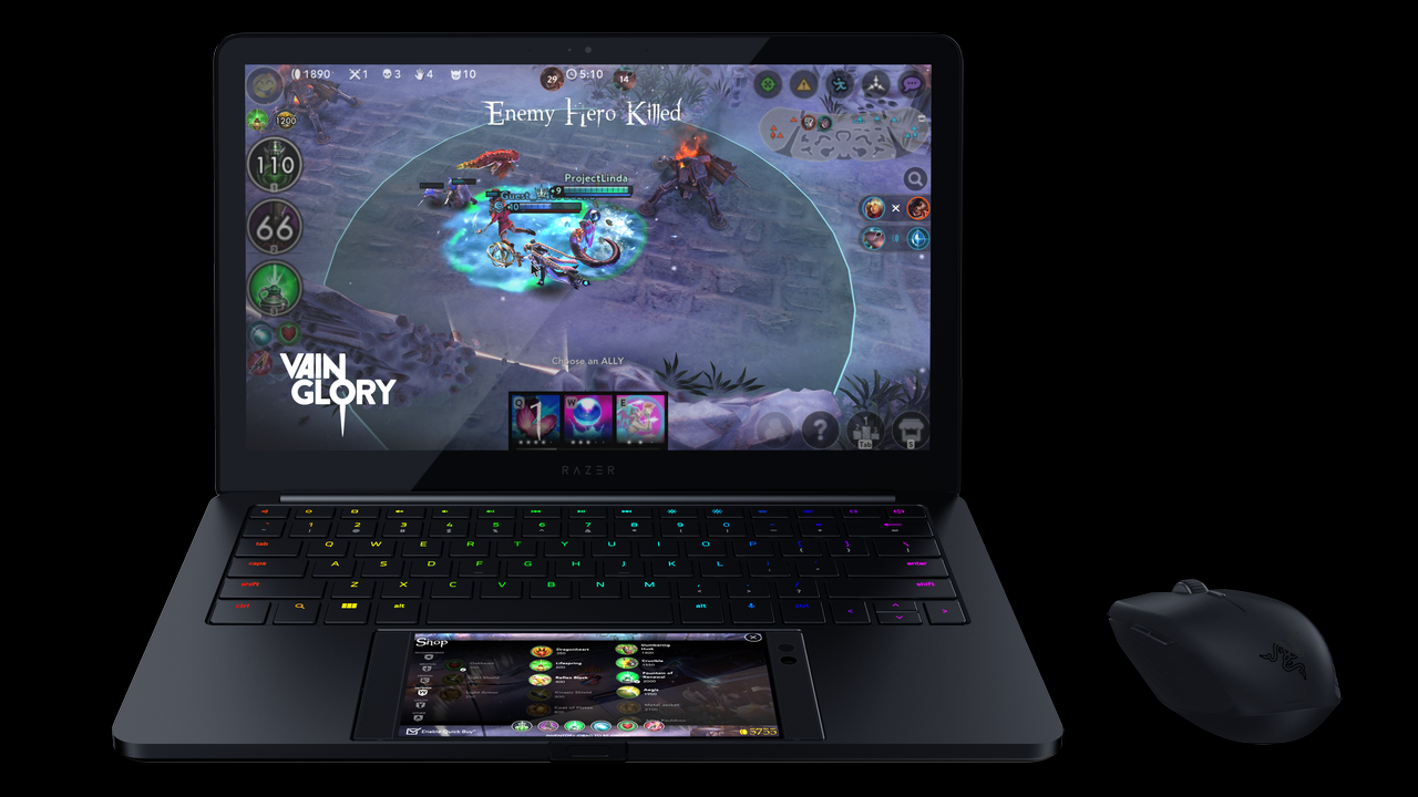 [19/01/2018] Razer Project Linda: eine Art Dockingstation, die aus dem Razer-Phone ein Android-Notebook machen soll