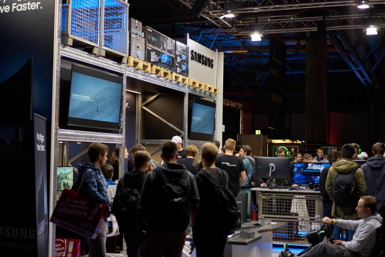 [29/01/2018] Eindrücke der DreamHack am Samsung-Stand