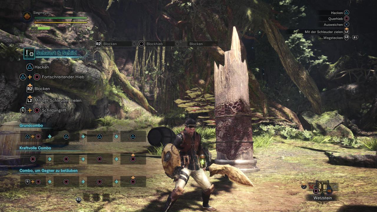[14/02/2018] Monster Hunter World - Schwert & Schild - Einsteiger-Waffe mit überraschend viel Tiefgang.
