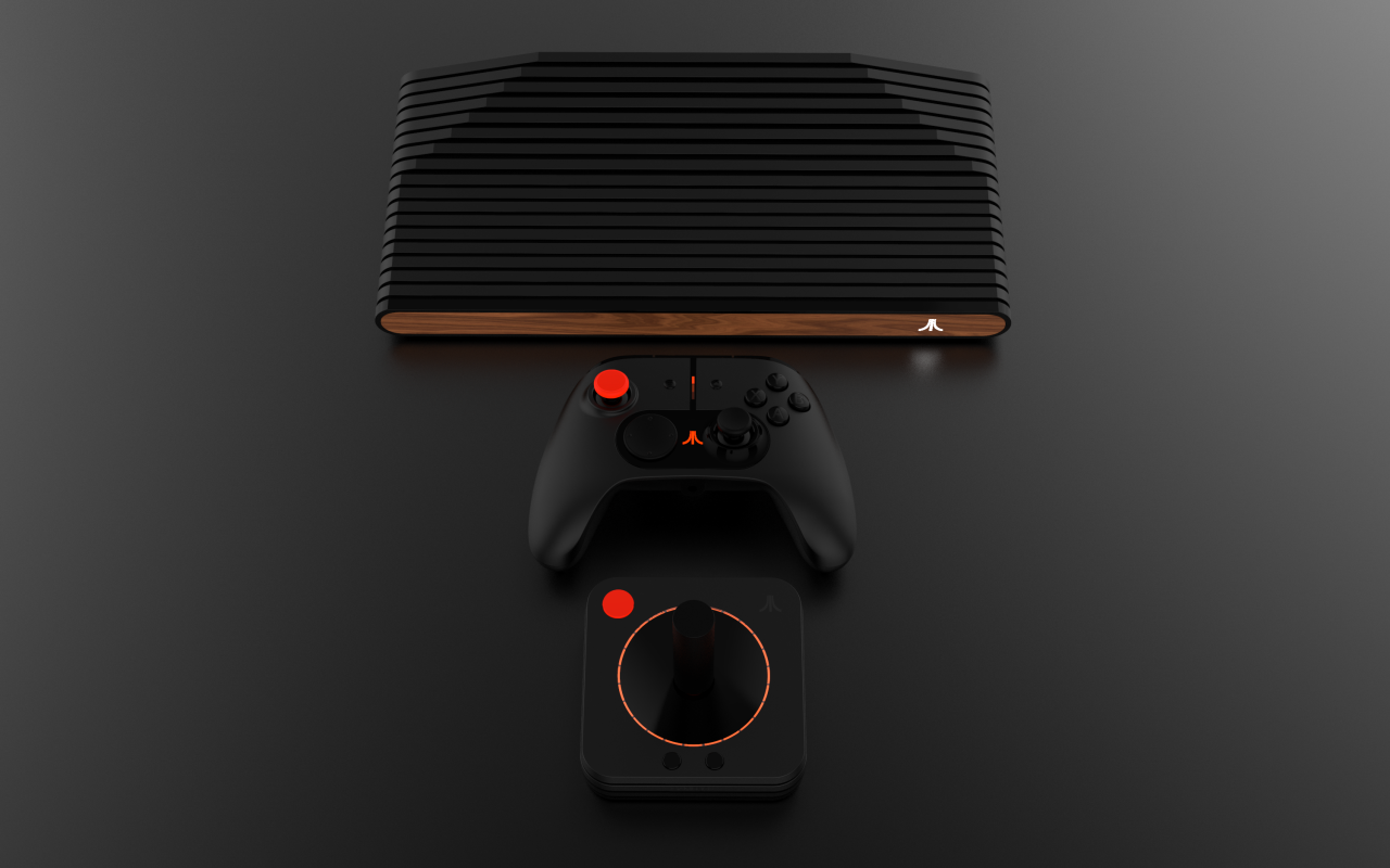 [20/03/2018] Das bekommt man: Atari VCS, Joystick, Game Controller. Der Preis wird laut Atari zwischen 200 und 250 Euro liegen.