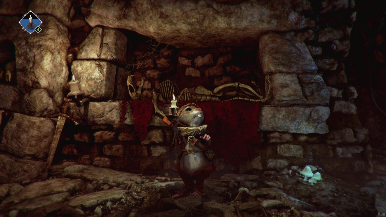 [22/03/2018] Einer der hilfreichsten Werkzeuge in Ghost of a Tale ist die Kerze, mit der wir Licht in dunkle Verliese und Höhlen bringen.