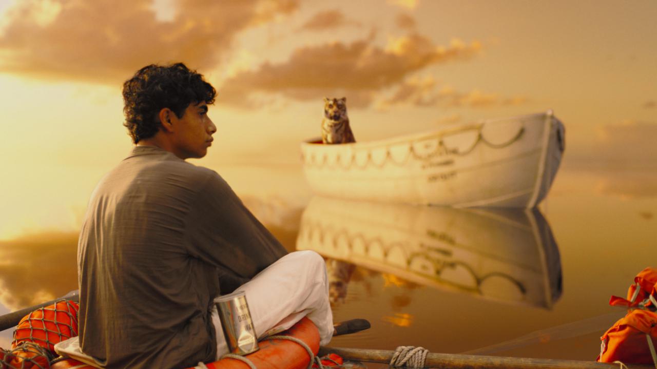 Szene aus "Life of Pi - Schiffbruch mit Tiger"
