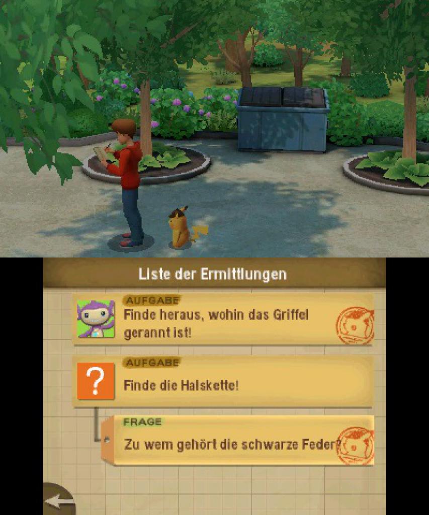 Mit Hilfe eures Notizbuchs auf dem Touchscreen behaltet ihr immer den Überblick über eure Fälle.
