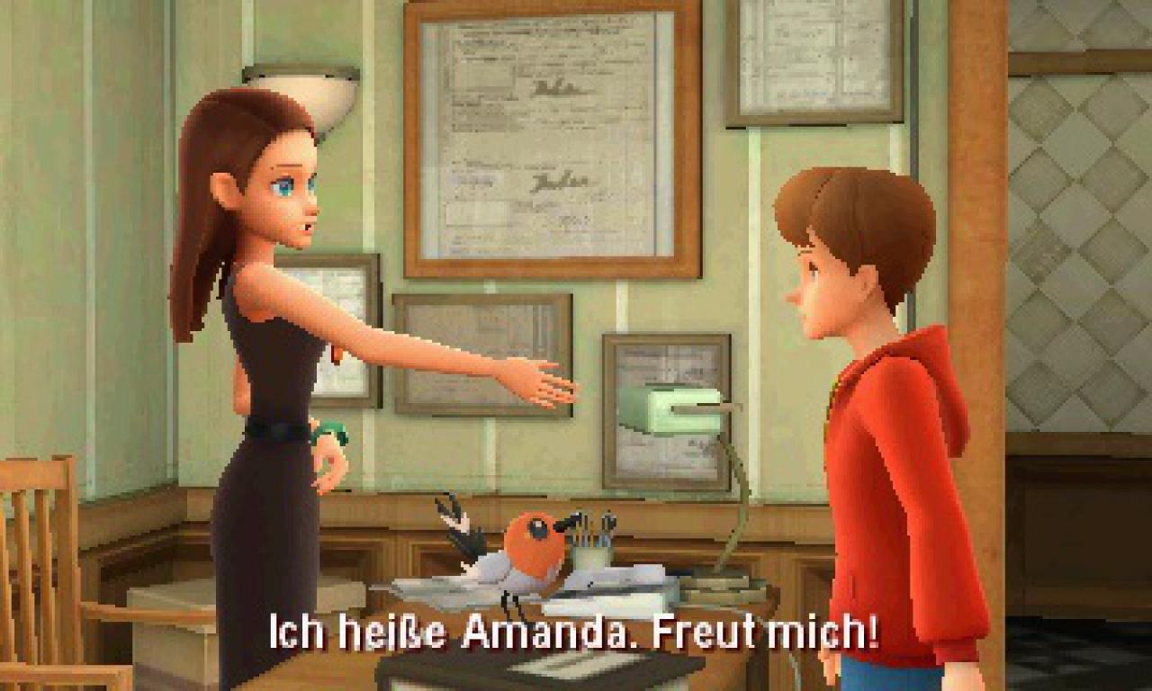 Von der freundlichen und fleißigen Sekretärin der Detektei namens Amanda ist Tim gleich so angetan, dass es ihm stellenweise beinahe die Sprache verschlägt. 