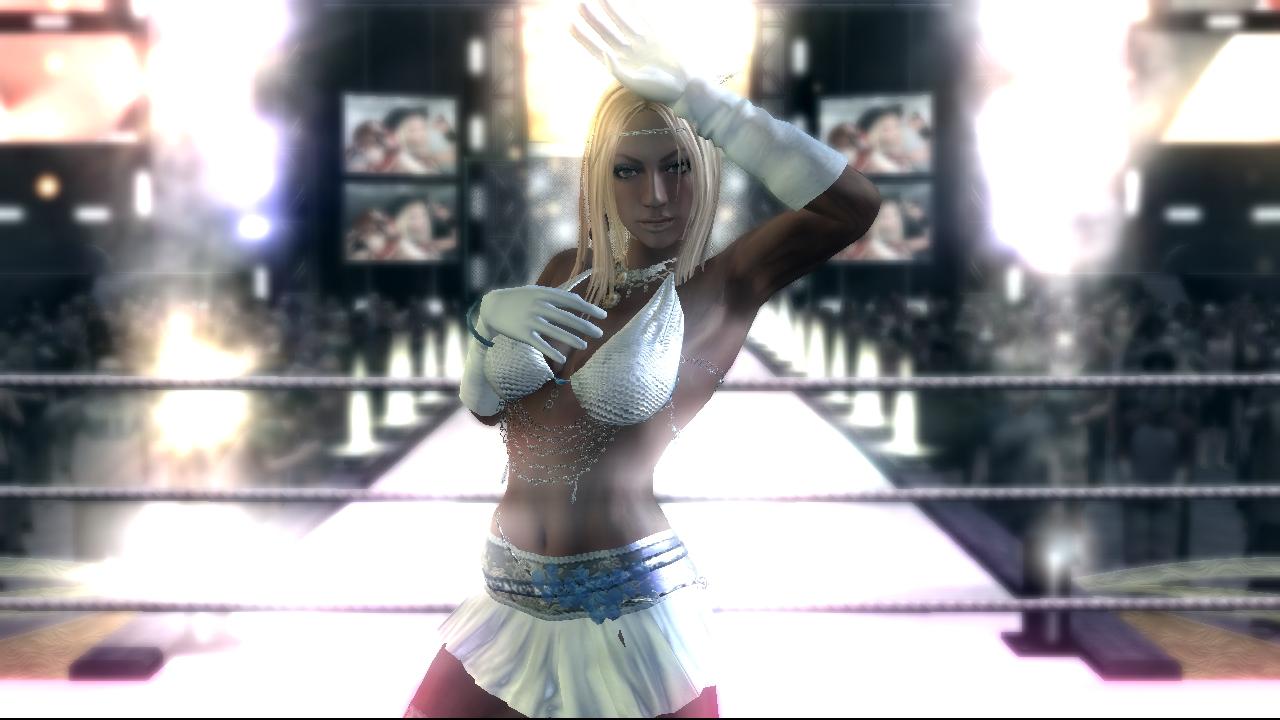 [27/03/2018] Yuke's entwickelten neben den WWE-Titeln auch die Rumble Roses-Titel, die spielerisch dürftig sind, aber viel Haut zeigen.