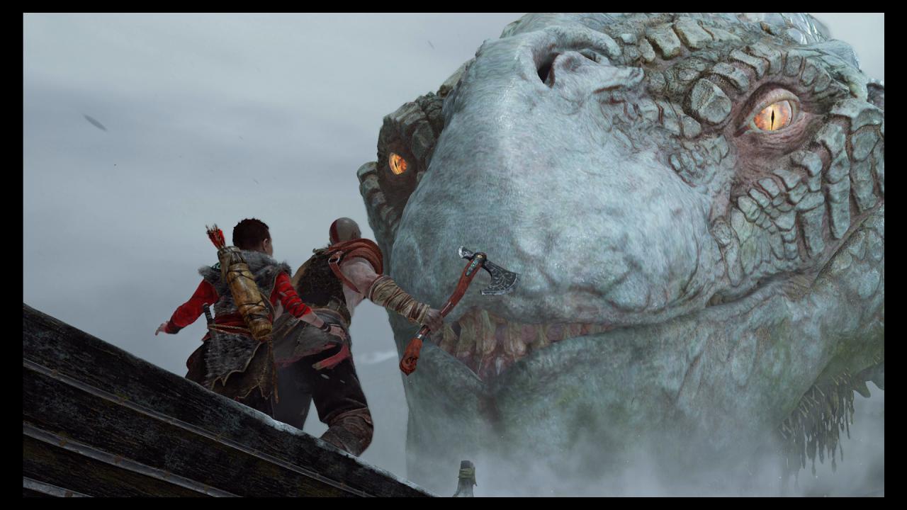 [16/04/2018] Riesige Kreaturen sind auch im neuen God of War für die PS4 wieder mit von der Partie. Manchmal dürft ihr sie auch bekämpfen.