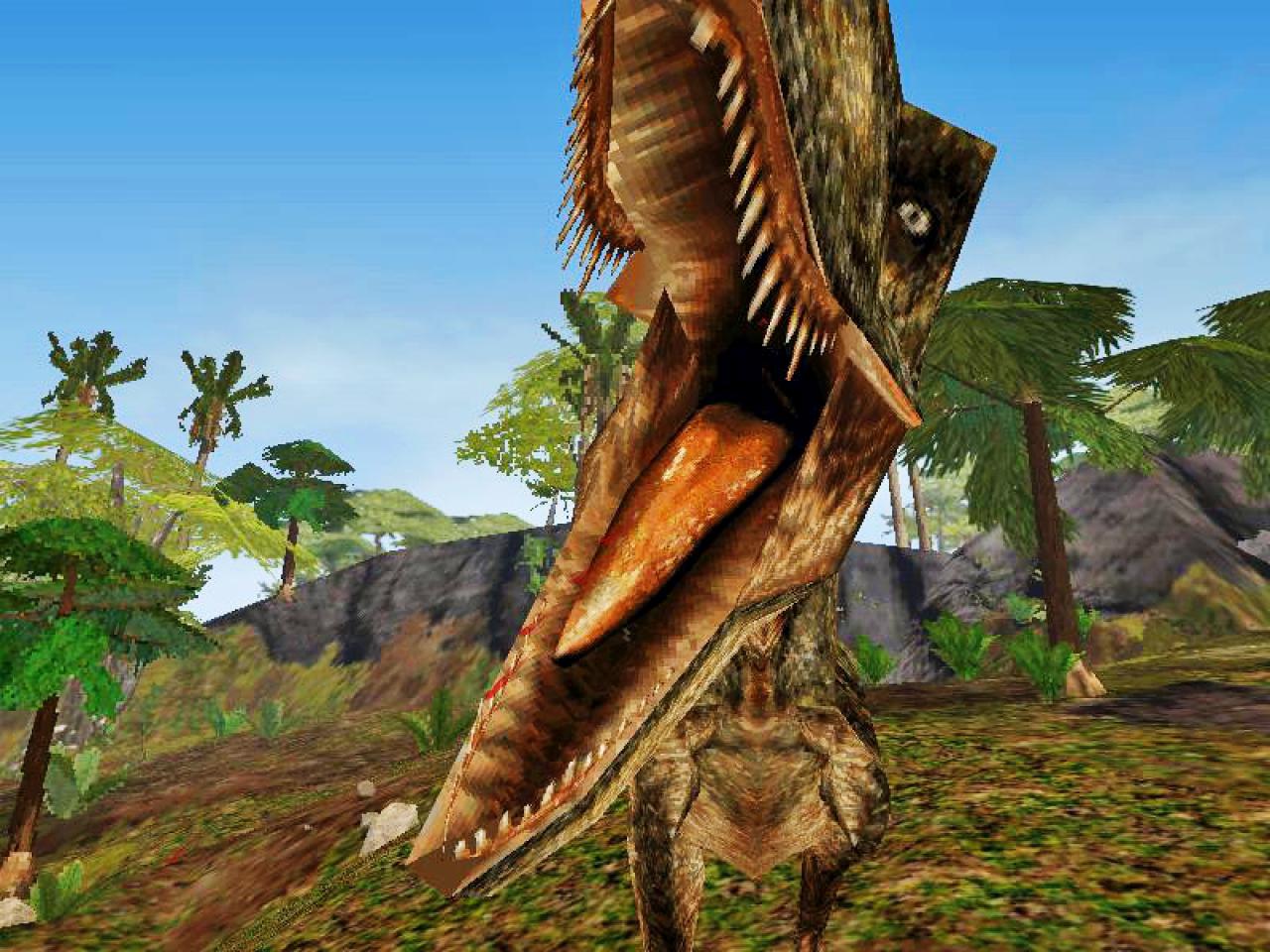 [20/04/2018] Die Implementierung von „Inverse kinematics“ wirkte unreif und führte zu seltsamen Animationen. Trotzdem waren die Dinos aus der Nähe ziemlich beeindruckend.