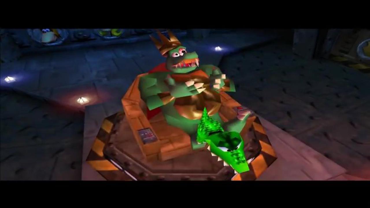 [23/04/2018] King K. Rool ist in Donkey Kong 64 zurück und böser als je zuvor. Er entführt die gesamte Affenbande (außer Donkey Kong) und stiehlt obendrein die Bananenvorräte.