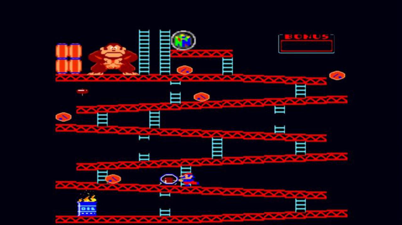 [23/04/2018] Sogar das legendäre Arcade-Spiel Donkey Kong hat es in Donkey Kong 64 geschafft. Wenn ihr den entsprechenden Automaten im Level „Fabrik Fatal“ ausfindig macht und erfolgreich absolviert, werdet ihr mit der Nintendo-Münze belohnt.