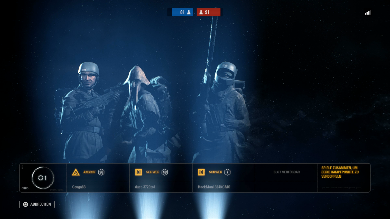 [19/04/2018] Das Matchmaking schmeißt Spieler unterschiedlichster Erfahrungsstufen und Ausrüstungsqualität zusammen.