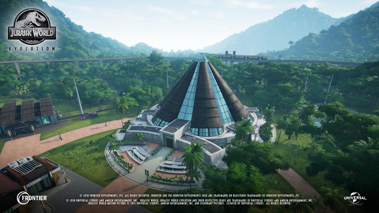 [06/04/2018] Hotels, Aussichtsplattformen, Imbissbuden und vieles mehr: In Jurassic World Evolution tüfteln wir an unserem eigenen Dinowunderland.