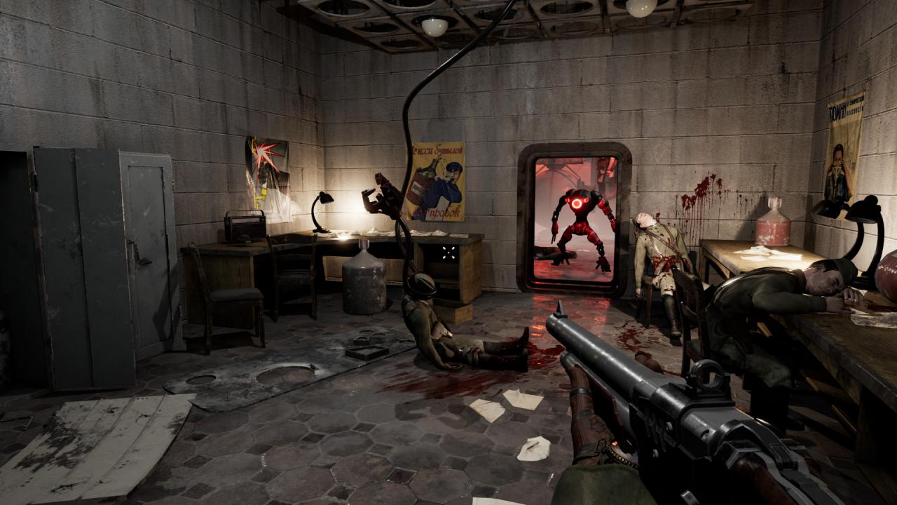 [15/05/2018] In Atomic Heart untersucht ihr eine entlegene russische Roboter-Fabrik, in der sich die mechanischen Helferlein gegen ihre menschlichen Besitzer aufgelehnt haben.