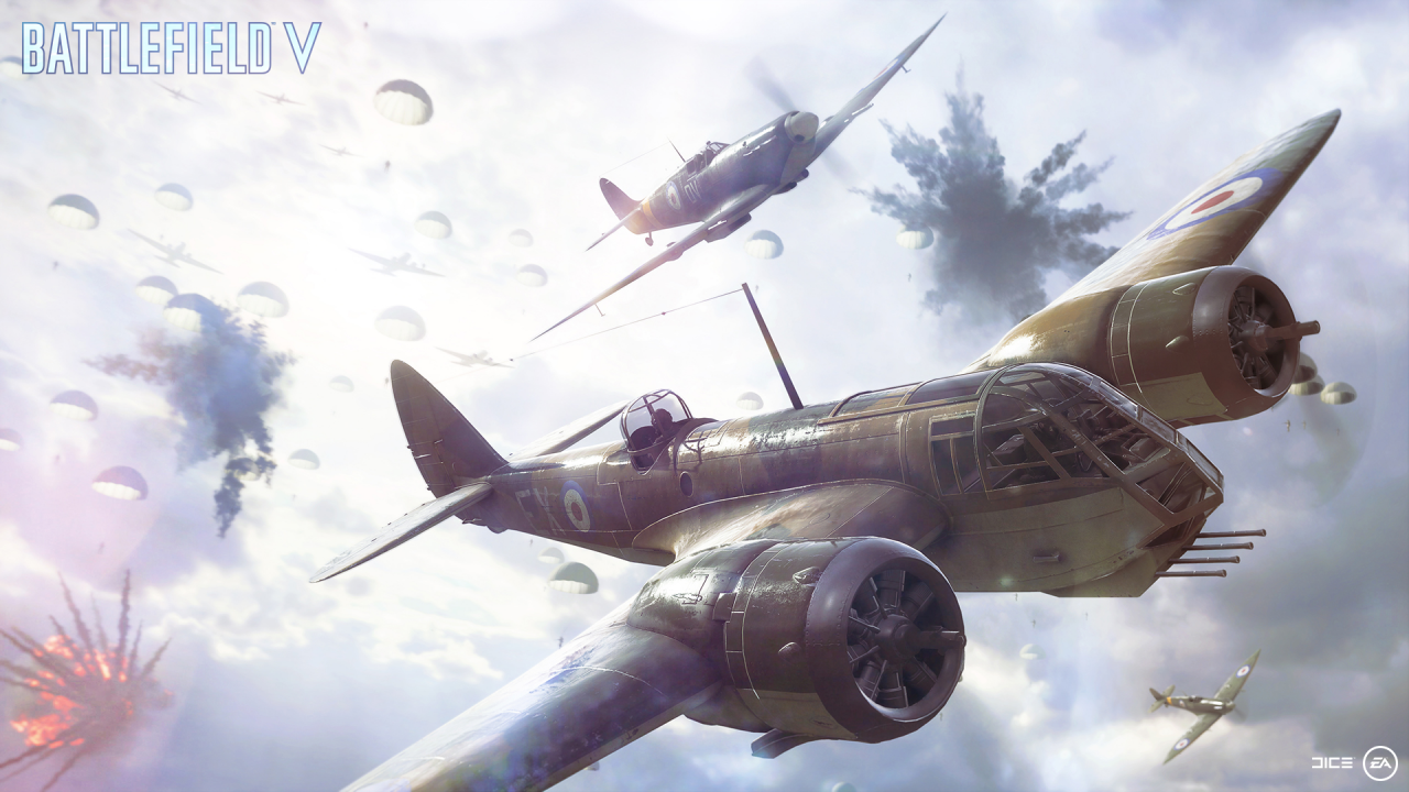 [23/05/2018] Im neuen Online-Spielmodus „Airborne“ starten die Angreifer stets als Fallschirmjäger und blicken durch die Luke des Transportflugzeugs auf die Weiten des Schlachtfelds. Die Verteidiger wiederum können diese ebenfalls unter Beschuss nehmen. 