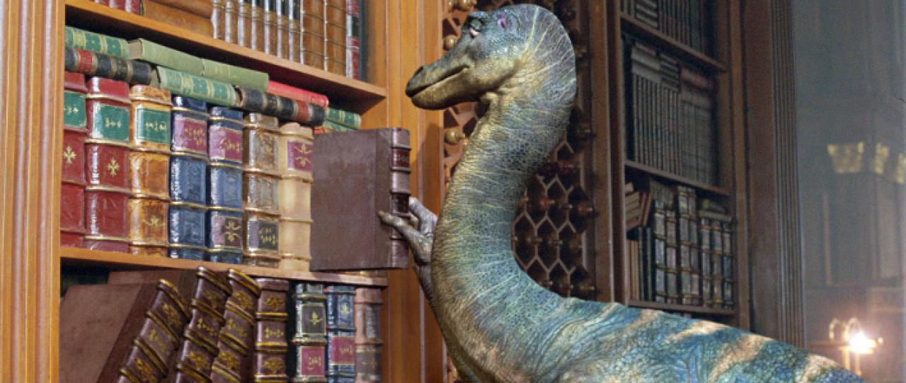 Szene aus "Dinotopia"