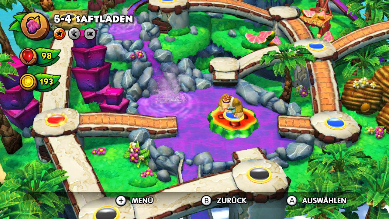 [02/05/2018] Die Oberwelt von Donkey Kong Country: Tropical Freeze ist so liebevoll und detailliert gestaltet, dass schon allein sie die Betrachtung und Bewunderung wert ist.