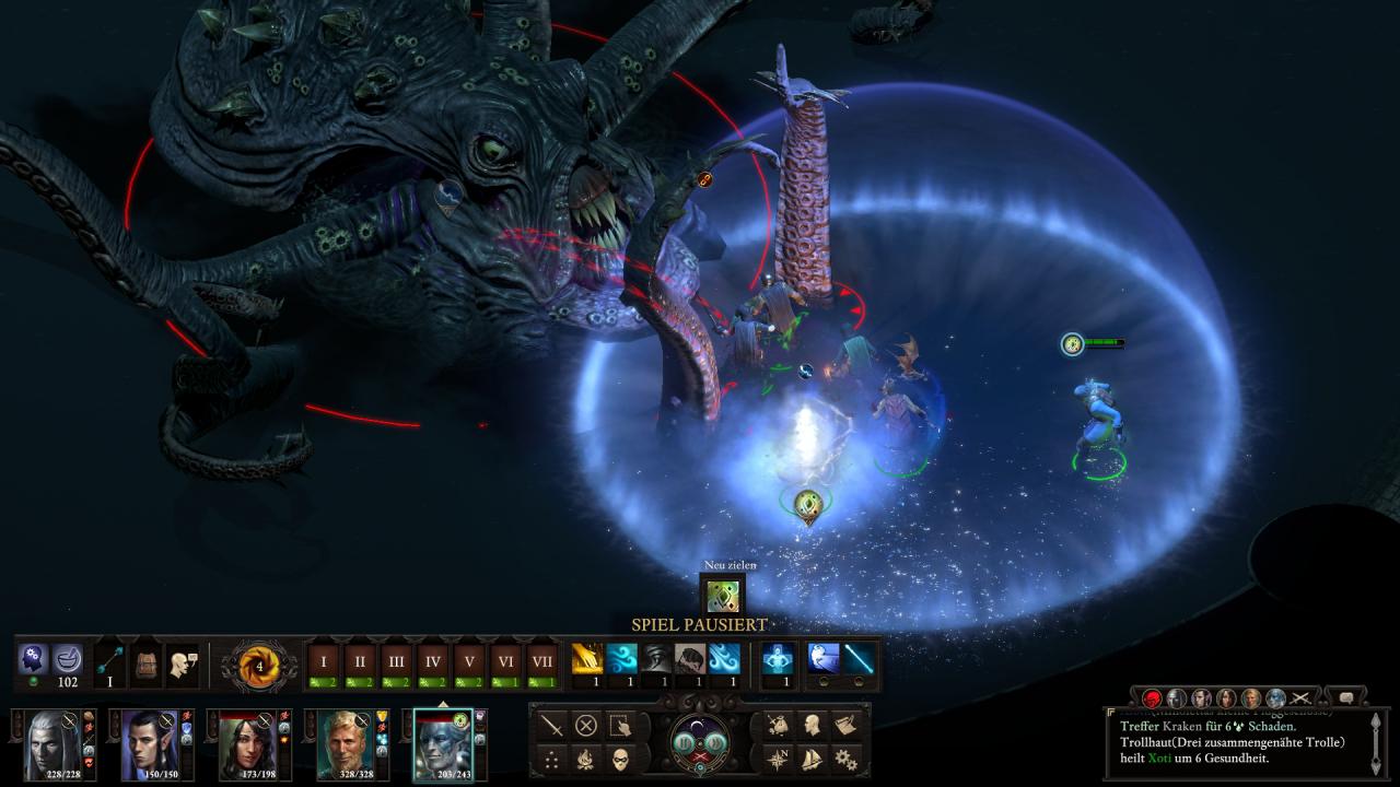 [09/05/2018] Pillars of Eternity 2: Deadfire im Test - Die (auf den höheren Schwierigkeitsgraden) knackigen Bosskämpfe haben uns viel Spaß gemacht, auch die hübschen Effekte können sich sehen lassen.