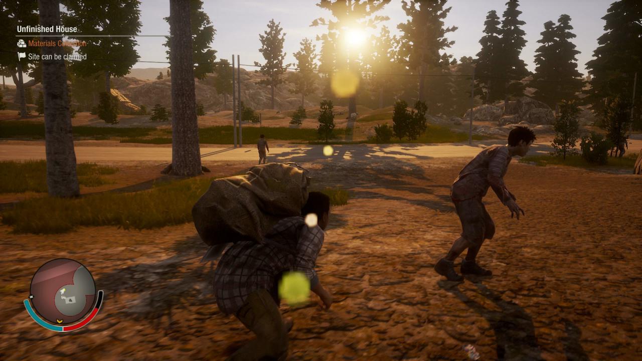 [16/05/2018] Wer sich in State of Decay 2 an Zombies heranschleicht, kann sie lautlos per Stealth-Takedown ausschalten.