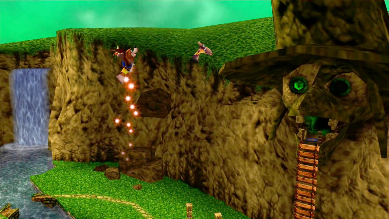 [07/06/2018] Die Möglichkeit, durch die Level der Banjo-Kazooie-Reihe&nbsp;zu fliegen, gibt einem große Freiheit, wie man die dortigen Aufgaben bewältigen will.
