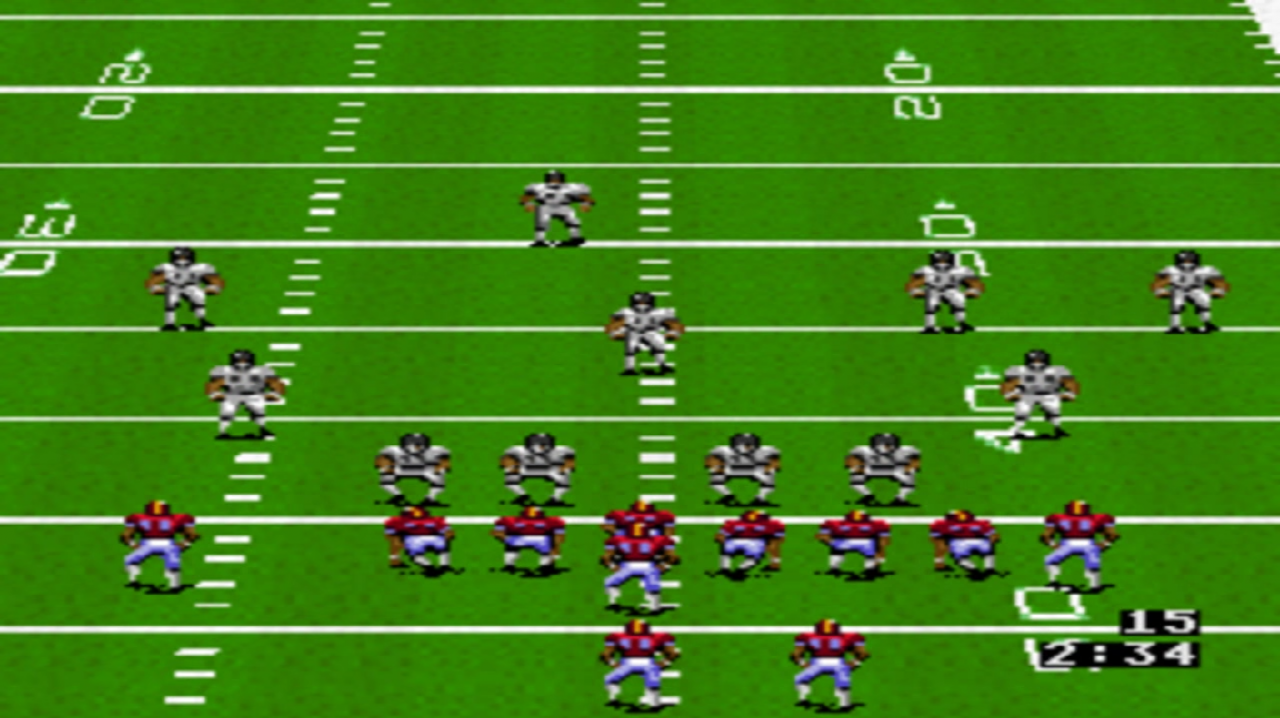 [20/06/2018] Die frühen Madden-Titel ruckelten zwar, doch John Madden bestand auf 22 Spieler gleichzeitig auf dem Platz.