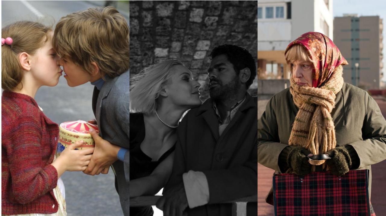 Szenenbilder von Links: "Liebe mich, wenn du dich traust" (2003), "Angel-A" (2006) und "Paulette" (2012)