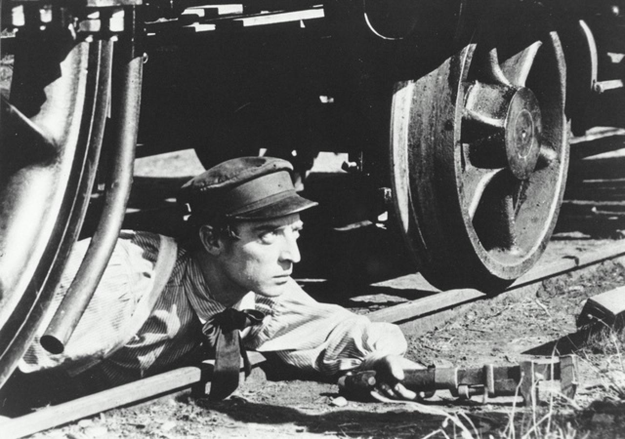 Szenenbild aus "Der General" (1926)