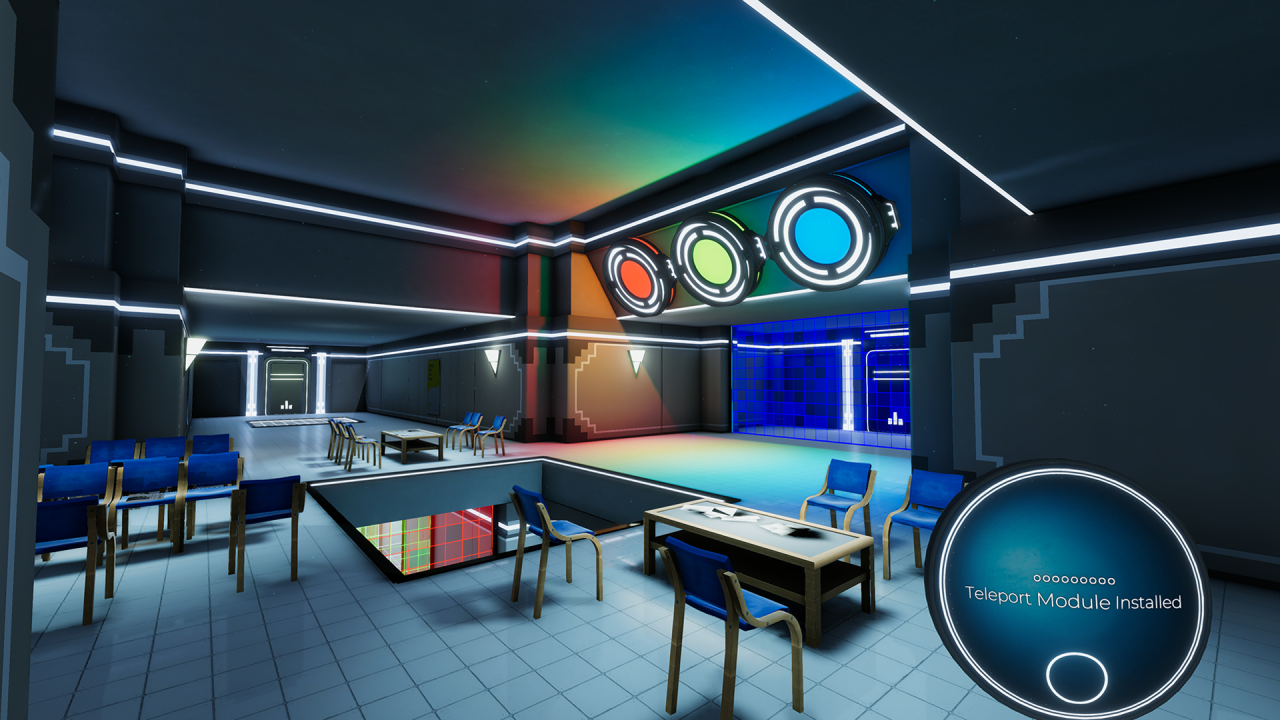 [17/07/2018] Ein Hauch von Portal: Im Verlauf des Spiels schaltet ihr eine Teleport-Funktion frei, mit der ihr euch durch die Level beamen könnt.