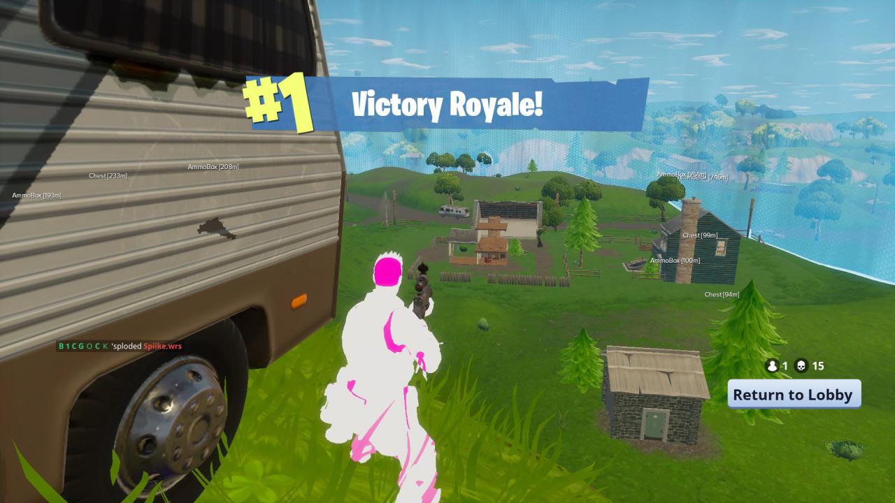 [02/07/2018] Victory Royale bei Fortnite! Um in den Genuss dieser Auszeichnung zu kommen, kaufen immer mehr Spieler Cheats, wodurch wiederum das Angebot an Hacks angekurbelt wird.
