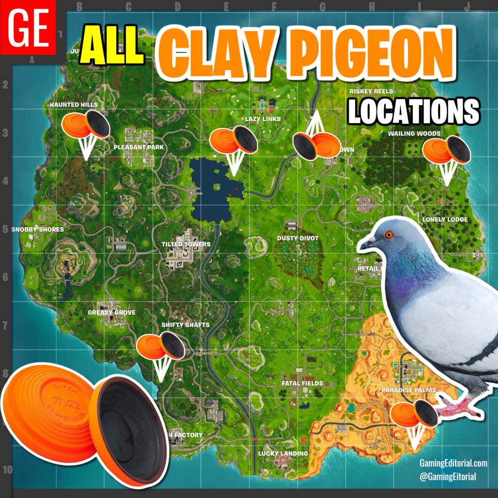 Tontauben schießen in Fortnite