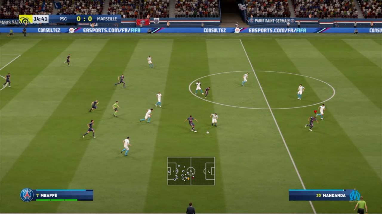 Edinson Cavani und Kylian Mbappe von PSG im Zusammenspiel.