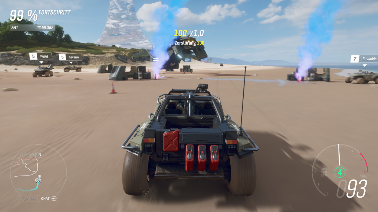 [25/09/2018] Im spektakulär inszenierten Halo-Experience-Event brettert ihr mit Masterchiefs Warthog über die Spielwelt.